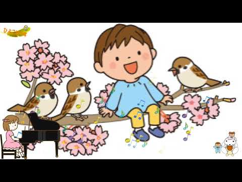 🍓 With Mother "【Piano】Suzume ga Samba" Wild Bird. HiyokoHouse
