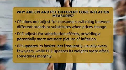 Why Are CPI And PCE Different Core Inflation Measures? - Inflation Insight Channel