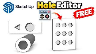 HoleEditor Plugin for SketchUp – How to Resize, Edit & Delete Holes