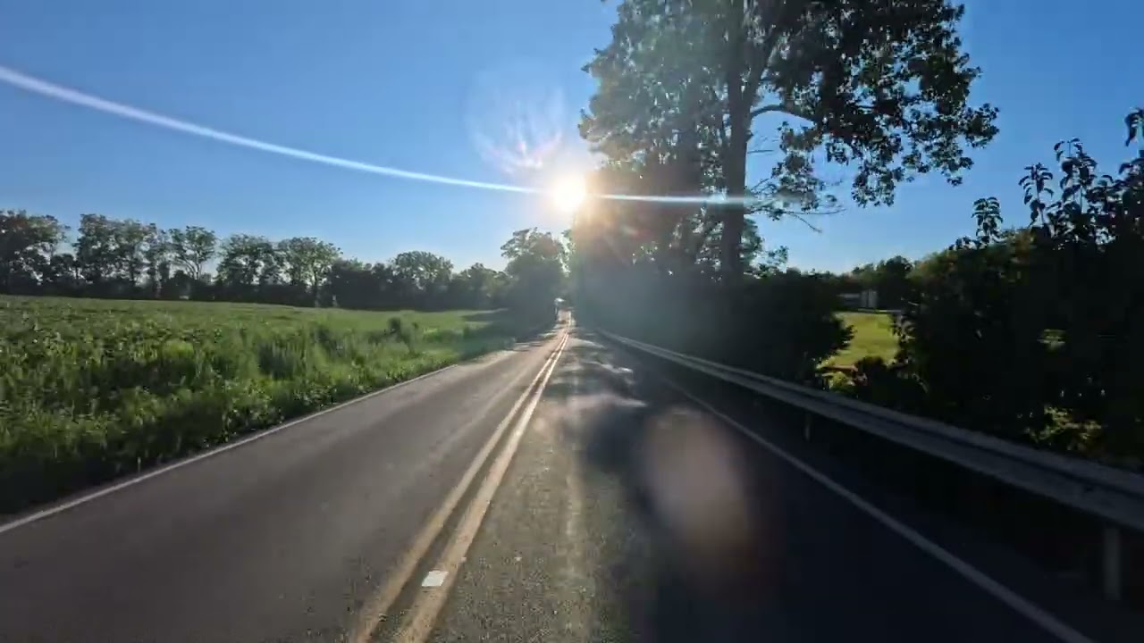 Motorcycle ride from Oley Pennsylvania to Hazle Township Pennsylvania