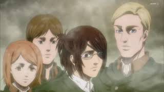 Levi meets his comrades Survey Corps scene | Attack on Titan Final Season