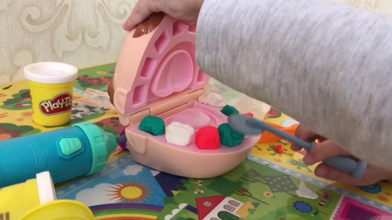 Мой Doctor  Drill. Разноцветные зубы.