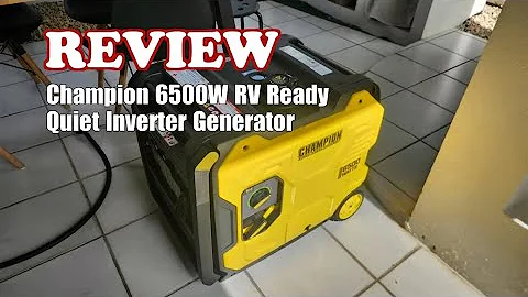 Champion 6500-Watt RV Ready Portable Inverter Generator Review 2025
