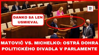 Matovič vs. Michelko: Ostrá dohra politického divadla v parlamente