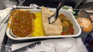 Vegetarian Meal menu in British airways