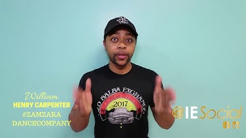@IESocial Social Dancer Tip #007 in less than 60 seconds with William Henry Carpenter