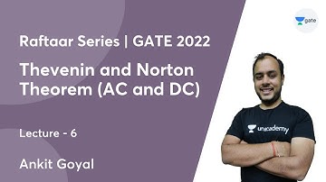 Thevenin and Norton Theorem (AC and DC) | Lec 6 | Raftaar Series | GATE 2022 | Ankit Goyal