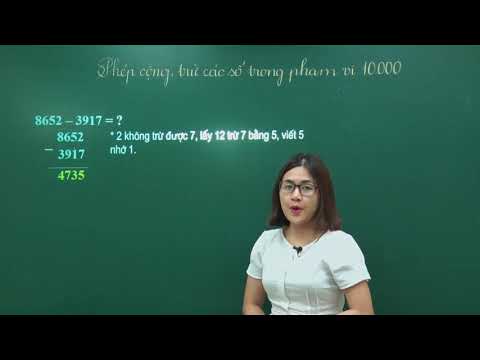 Ngày 23 tháng 3 năm 2020 Toán: Phép trừ các số trong phạm vi 10 000