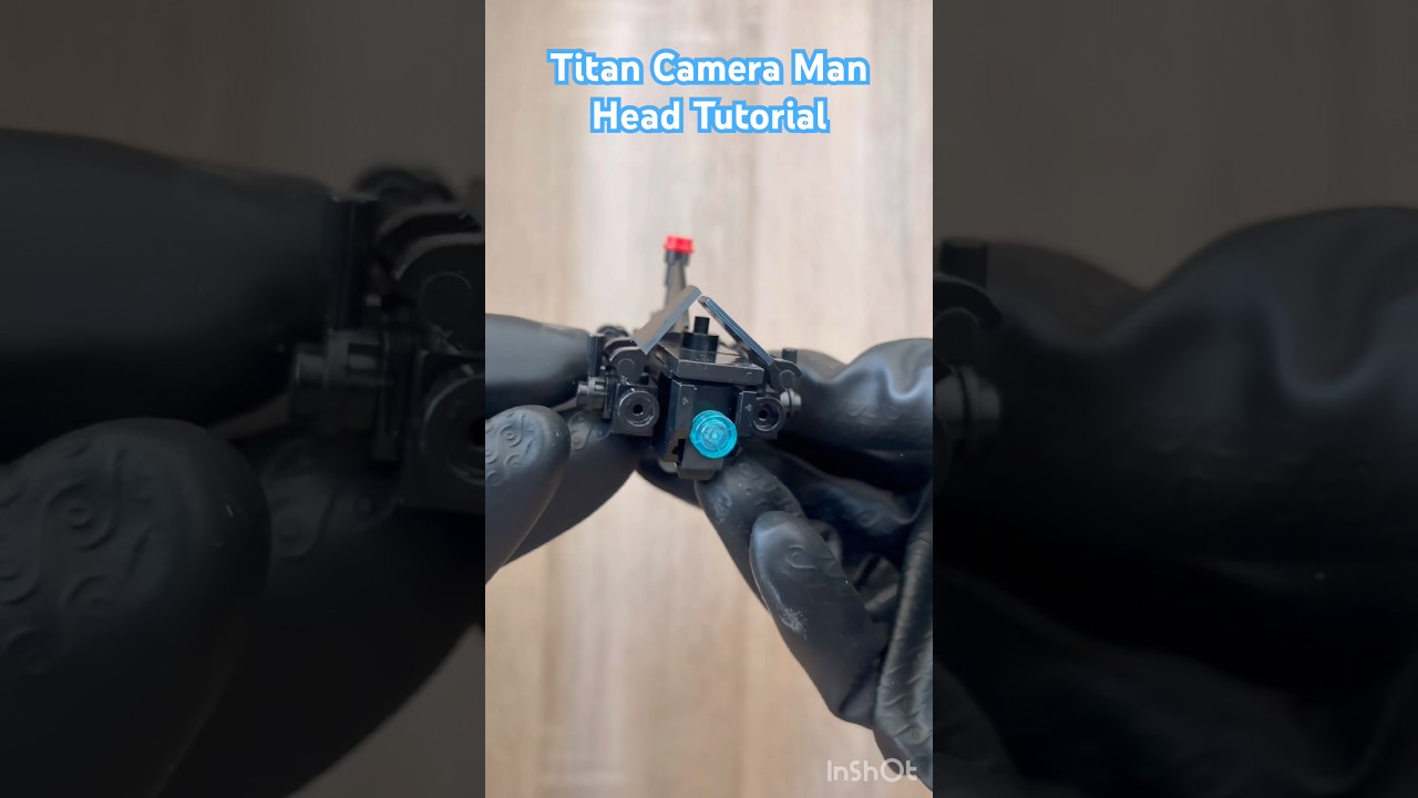 Titan Camera Man HeadTutorial#skibiditoilet #lego#スキビディトイレ#レゴ#short