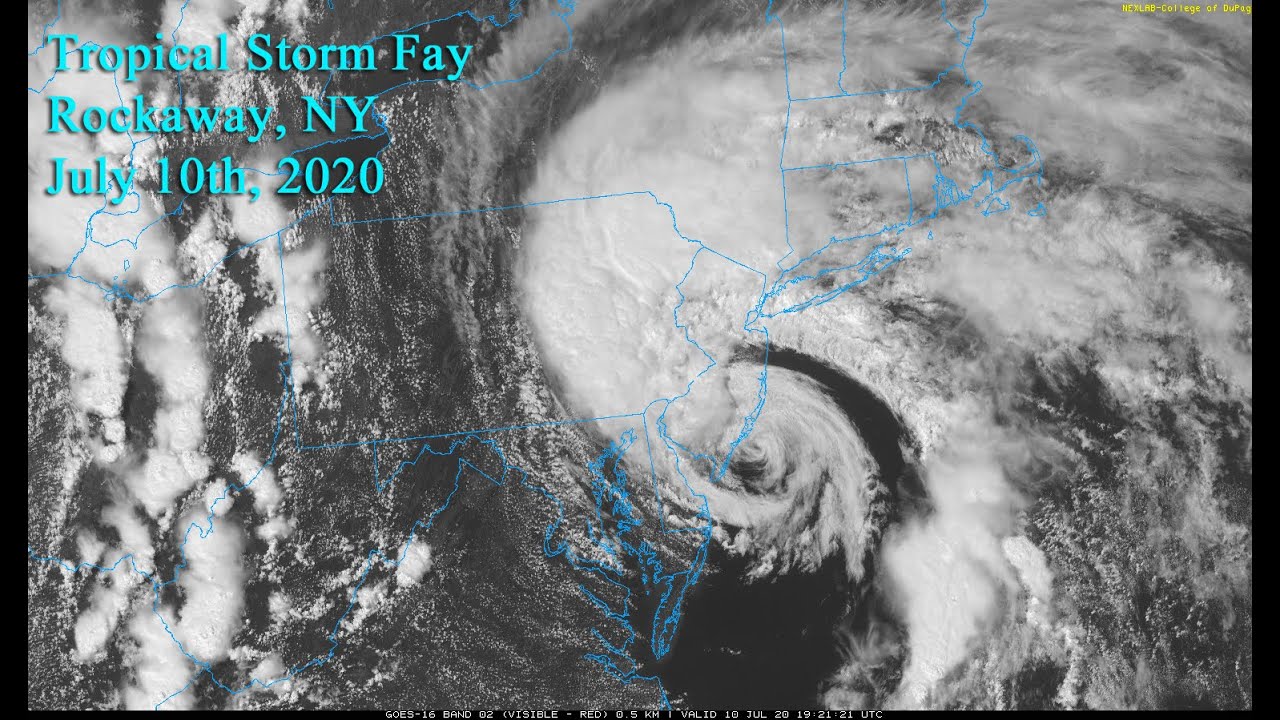 Tropical Storm Fay, Rockaway NY 7.10.2020