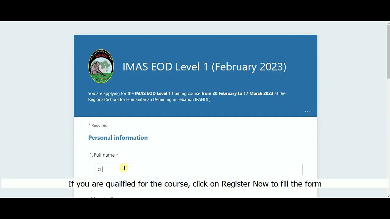 Guide to registration - YouTube