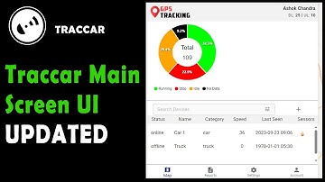 Traccar Main Screen Updated Version 1.1 | Traccar Modification
