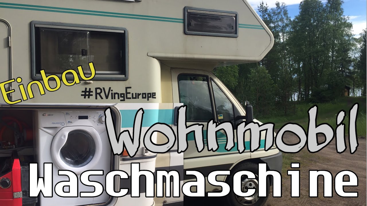 Waschmaschine im Wohnmobil einbauen