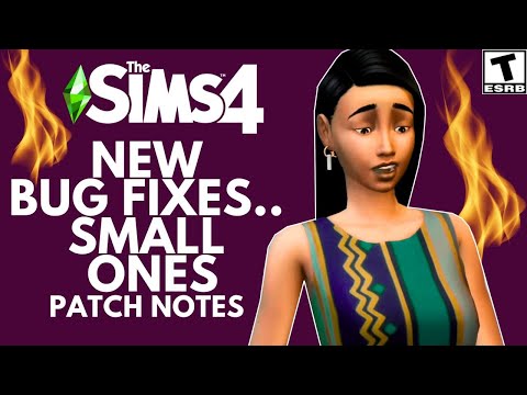NEW Update... Some Bug Fixes (Sims 4)