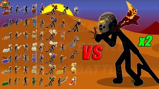 ALL UNITS IN STICK WAR LEGACY VS 2 THE MIGHTY GRIFFONS | STICK WAR LEGACY | STICK BATTLE