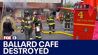 Explosion destroys Ballard cafe | FOX 13 Seattle