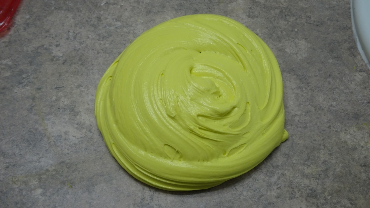 slime with air dry clay