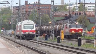 ► Trainspotting in Tampere, Finland / Junat Tampere [17.05.12]