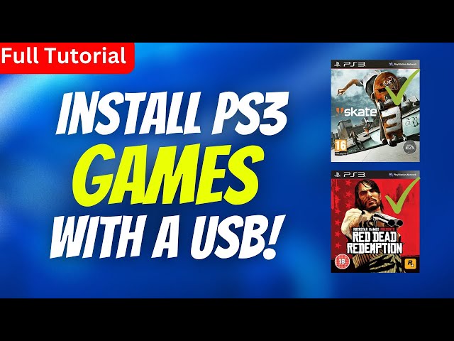 How To Install PS3 Games To Internal HDD Using A USB In 2023! [CFW/HEN] -  YouTube