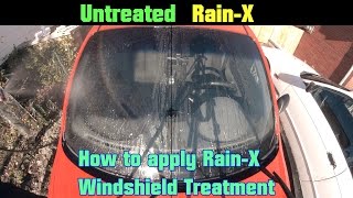 rain x windshield treatment before and after. - Automotive Touch Up  Professionals