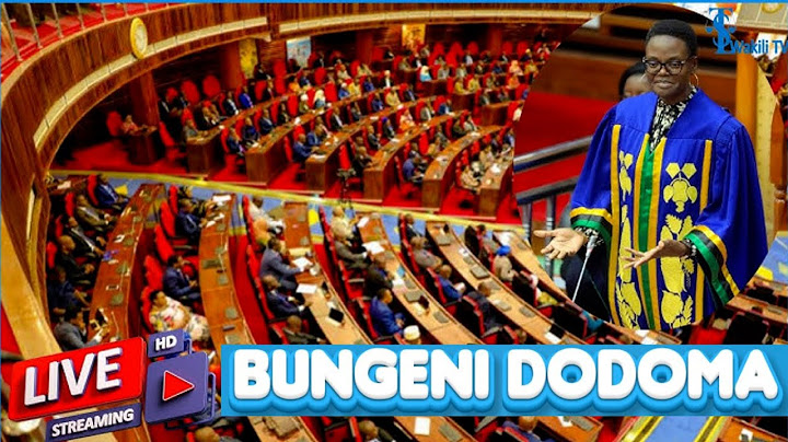 🔴LIVE: Kinachoendelea Bungeni Muda Huu