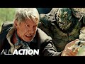Cowboy Harrison Ford vs. Alien Invaders | Cowboys &amp; Aliens (2011) | All Action
