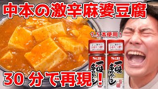 中本の激辛麻婆豆腐を 自宅で簡単に作る方法【蒙古丼再現】