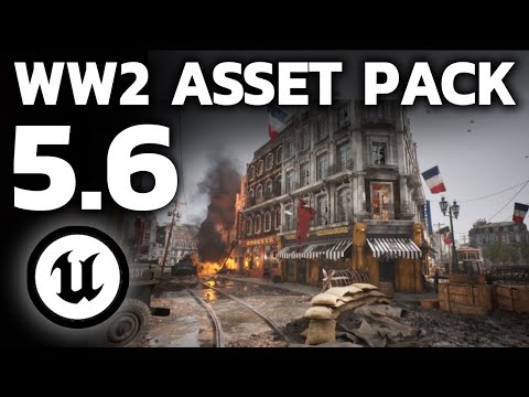 Unreal Engine 5 - Ww2 Asset Pack (review)