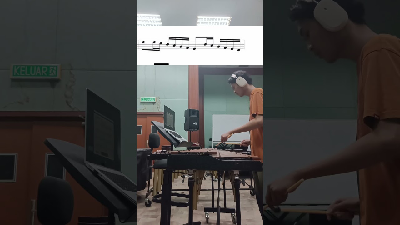 Quick Xylophone Practice - 84 BPM Run 