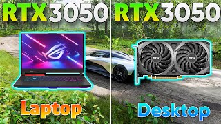 RTX 3050 Laptop vs RTX 3050 Desktop Gaming Benchmark | Test in 12 Games | @1080P