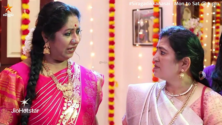 Siragadikka Aasai | Episode Promo | 21st June 2025
