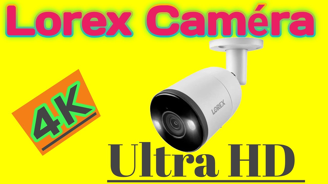 Caméra De Surveillance WiFi 4K Ultra HD V361 – Extérieur/Intérieur – Vision Nocturne Et Zoom 8x