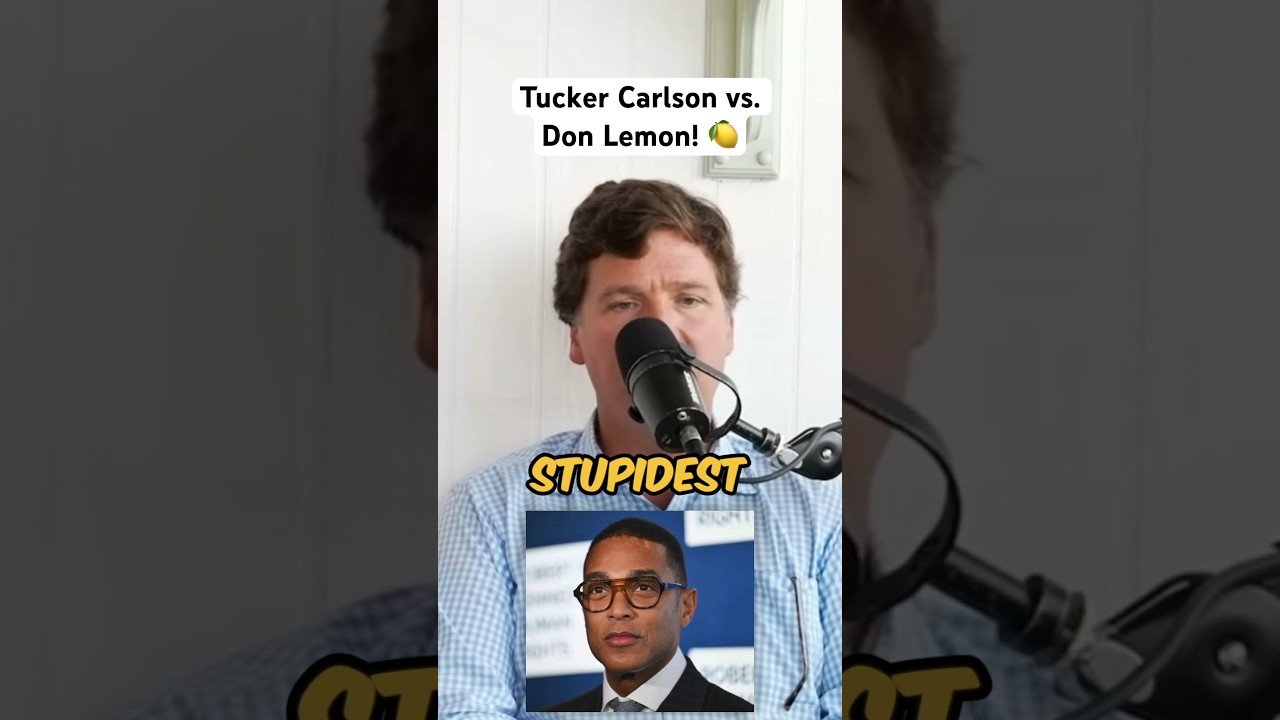 Tucker Carlson vs Don Lemon! 😂😂 from