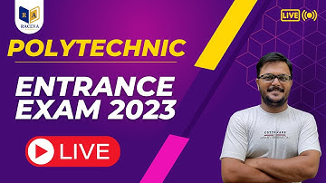 Polytechnic Entranceexam 2023 Live Class || Polytechnic Ki Online Taiyari by Raceva Academy |