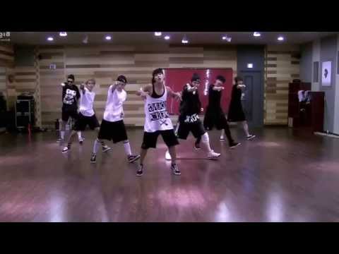 BTS 'No More Dream' dance practice mirrored 50% slow