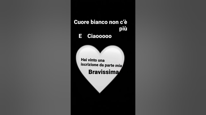 Il cuore bianco è stato usato