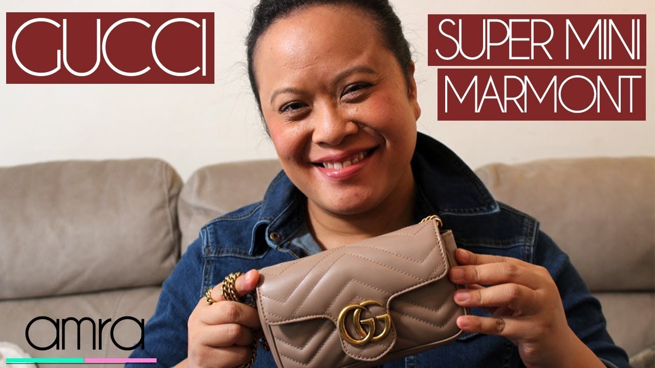 Gucci Marmont Super Mini Review: pros, cons, what fits, ways to wear etc ( super honest) 