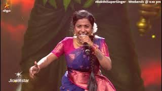 Glimpse Of Ange idi mulanguthu song by #Abhirami 😍🙏 | Bakthi Super Singer | Episode Promo