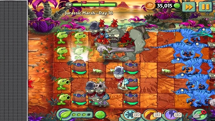 Plants vs. Zombies 2: Jurassic Marsh Quick Walkthrough and Strategy Guide -  UrGameTips