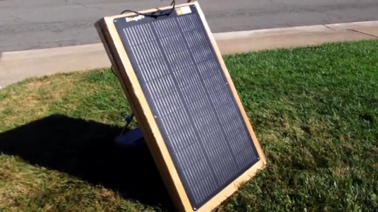 Off-Grid Power: BougeRV Arch 100W Solar Panel for RV & Camping - YouTube