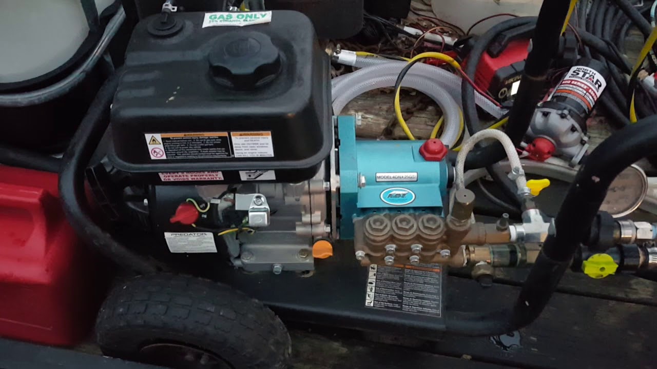 A Update on my gas pressure washer with a CAT PUMP YouTube
