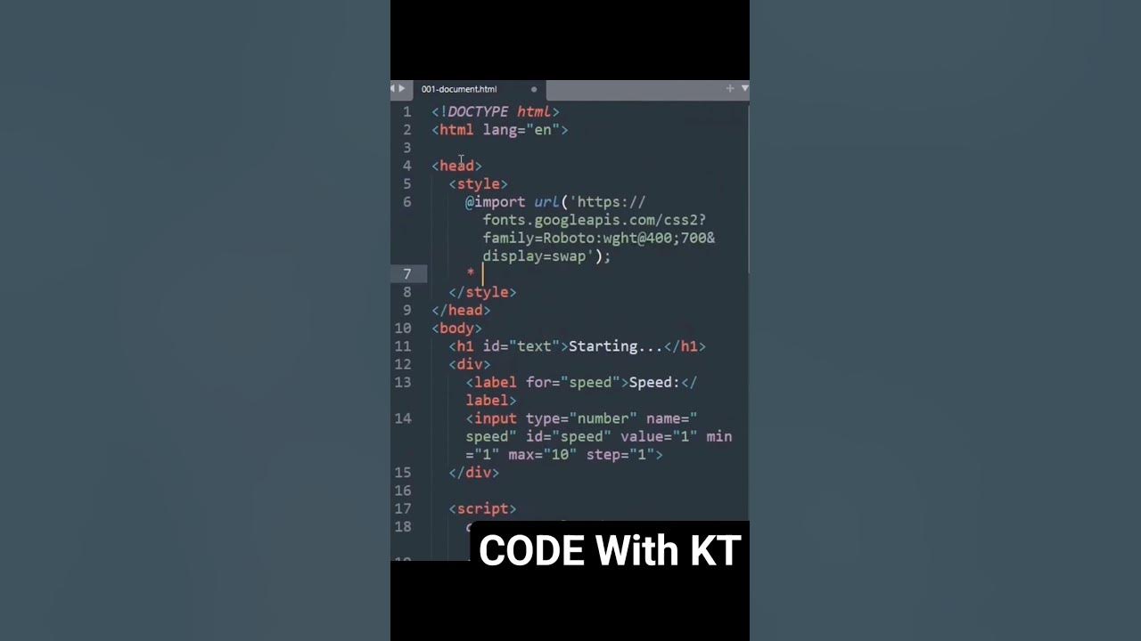 Running text using HTML CSS JAVASCRIPT || coding in website development ...