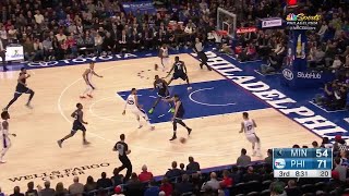 3Rd Quarter, One Box Video Philadelphia 76Ers Vs. Minnesota Timberwolves