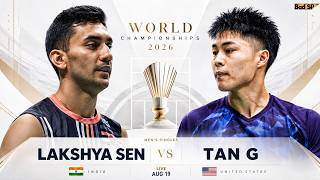 bwf world championships 2026 lakshya sen vs tan g round of 32 badminton match | Bad SP