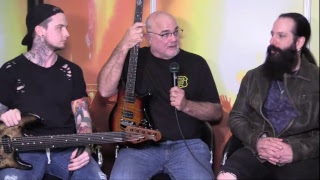 We’re live at the #NAMMShow with Sterling Ball, John Petrucci, and Jason Richardson for Ernie Ball