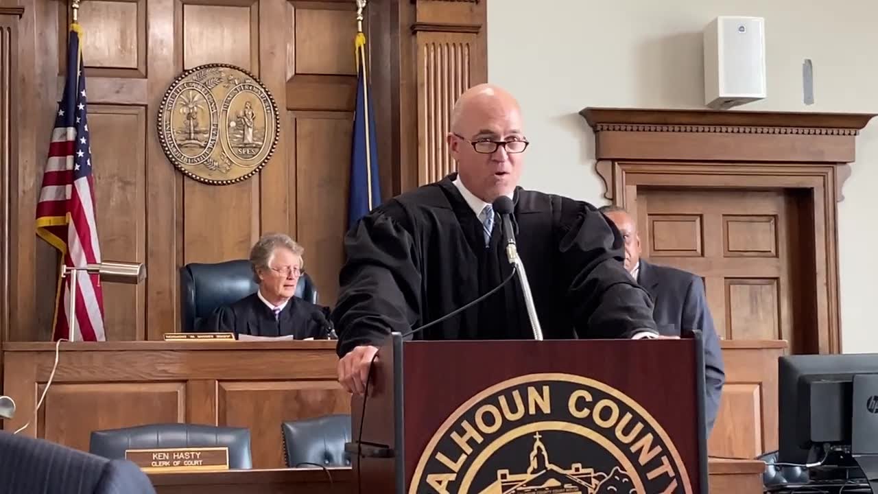 Remarks by newly seated 1st Circuit Judge Hon. Heath P. Taylor YouTube