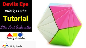 Devils Eye Rubik Cube Tutorial ( Evil Eye ) Rubik Cube Solution