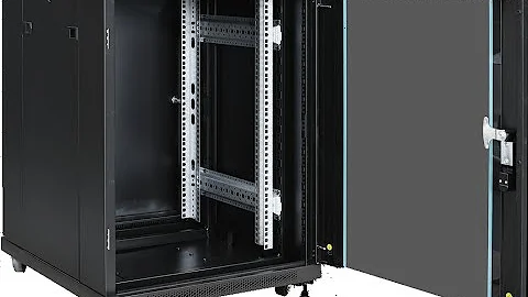 Server Rack Floor-standing cabinet, 15U, glass door, 760 x 600 x 600 mm unboxing and review #aico