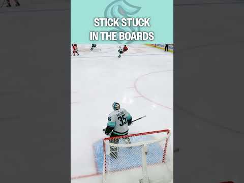 Goalie stick STUCK!