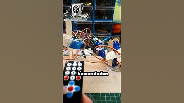 Robotik kolu kumanda ile kontrol etmek! #shorts